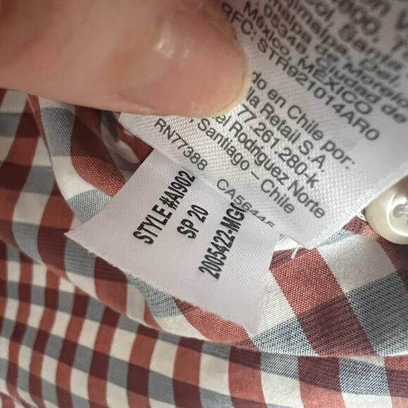 J. Crew Slim Fit Checked Gingham Button Down Shirt - Picture 6 of 7